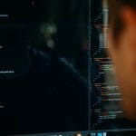 Over the should view of development