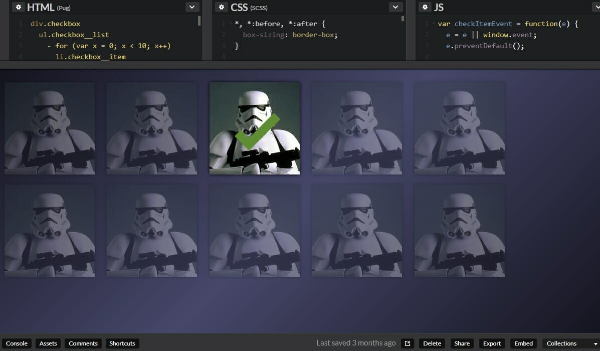 Storm Trooper Profile Tick